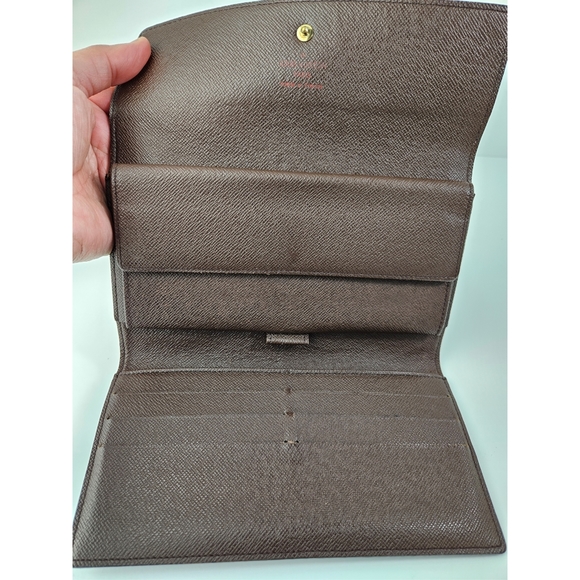 Authentic Louis Vuitton Damier Ebene Porte Tresor International Wallet #3542M - Picture 6 of 6